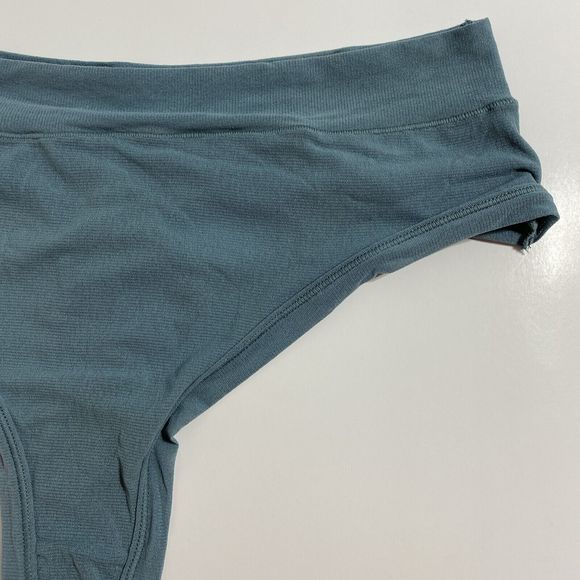 SKIMS Fits Everybody Thong Panty Panties Women's 4X Arctic Blue Green Sexy NEW - Picture 5 of 10